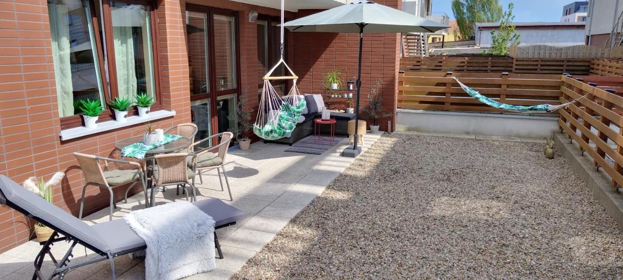 Appartamento Apartament Amber Z Duzym Tarasem Kołobrzeg Esterno foto