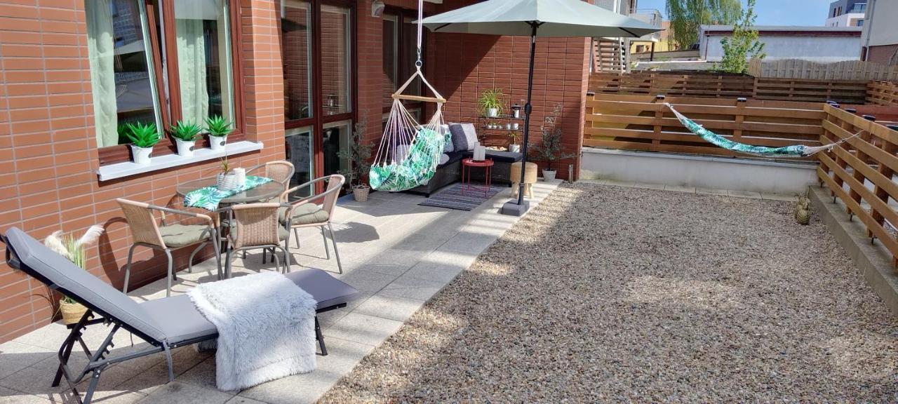 Appartamento Apartament Amber Z Duzym Tarasem Kołobrzeg Esterno foto