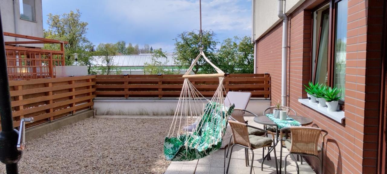 Appartamento Apartament Amber Z Duzym Tarasem Kołobrzeg Esterno foto